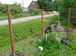 Лаги забора