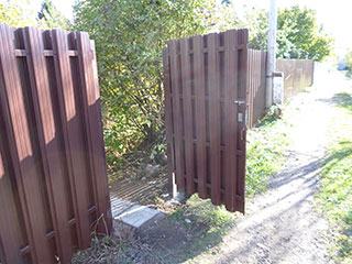 Штакетник калитка